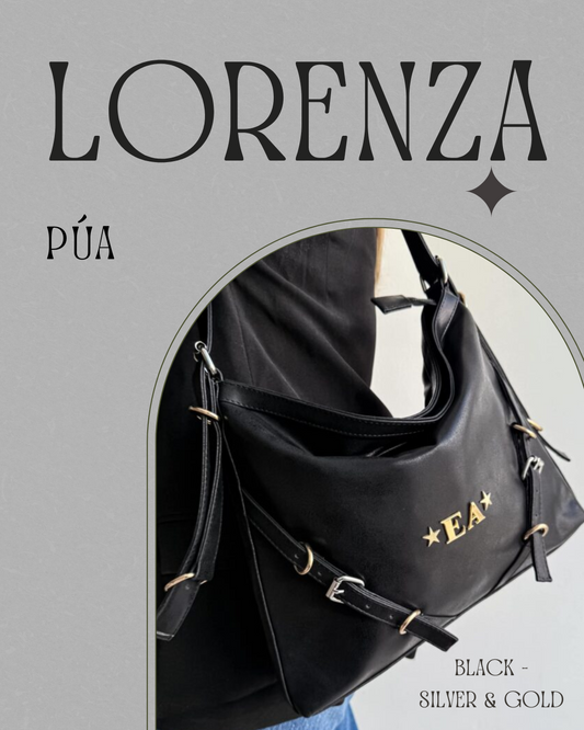 Lorenza Black Silver and Gold Herrajes Mixtos