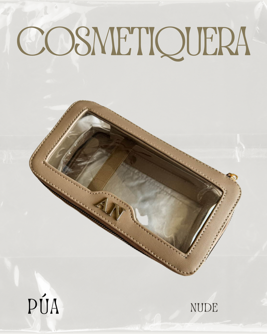 Cosmetiquera Doble Mica Nude