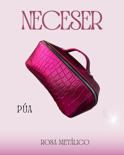 Neceser Borgoña Metálico