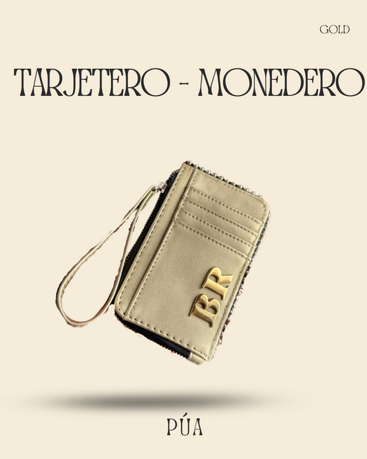 Tarjetero-Monedero Gold
