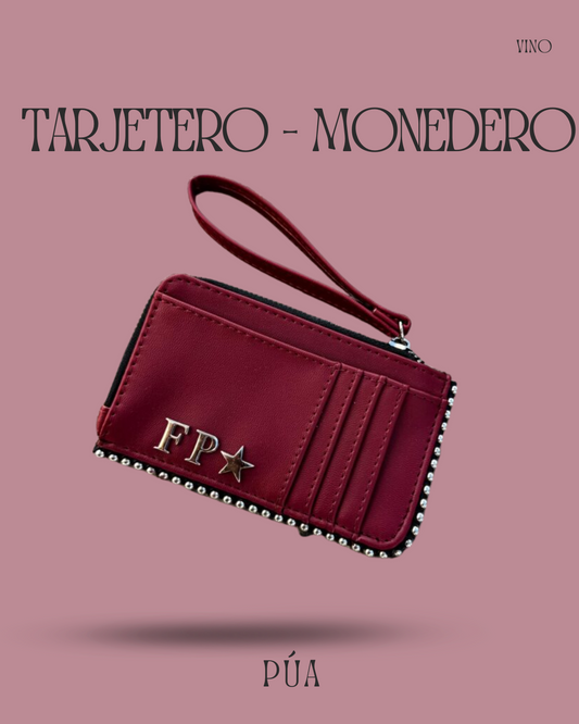 Tarjetero-Monedero Vino