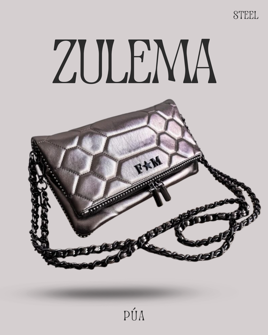Zulema Steel - Herrajes Negro + Filo De puntos