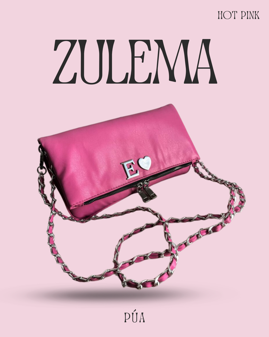 Zulema Hot Pink - Herrajes Plata