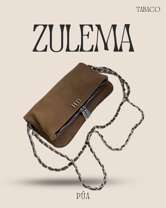 Zulema Tabaco - Gamuza Herrajes Plata