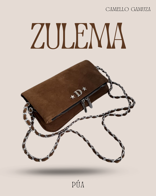 Zulema Camello - Gamuza Herrajes Plata