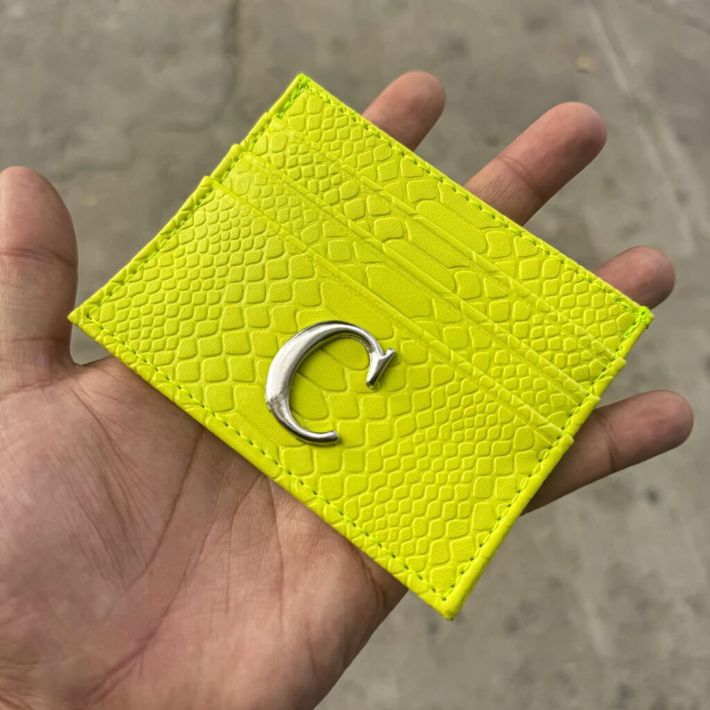 Tarjetero Python Yellow