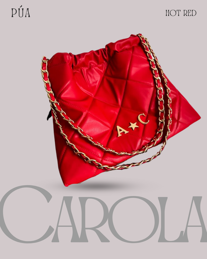 Carola Hot Red - Cadena Oro