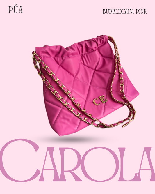 Carola Bubblegum Pink - Cadena Oro