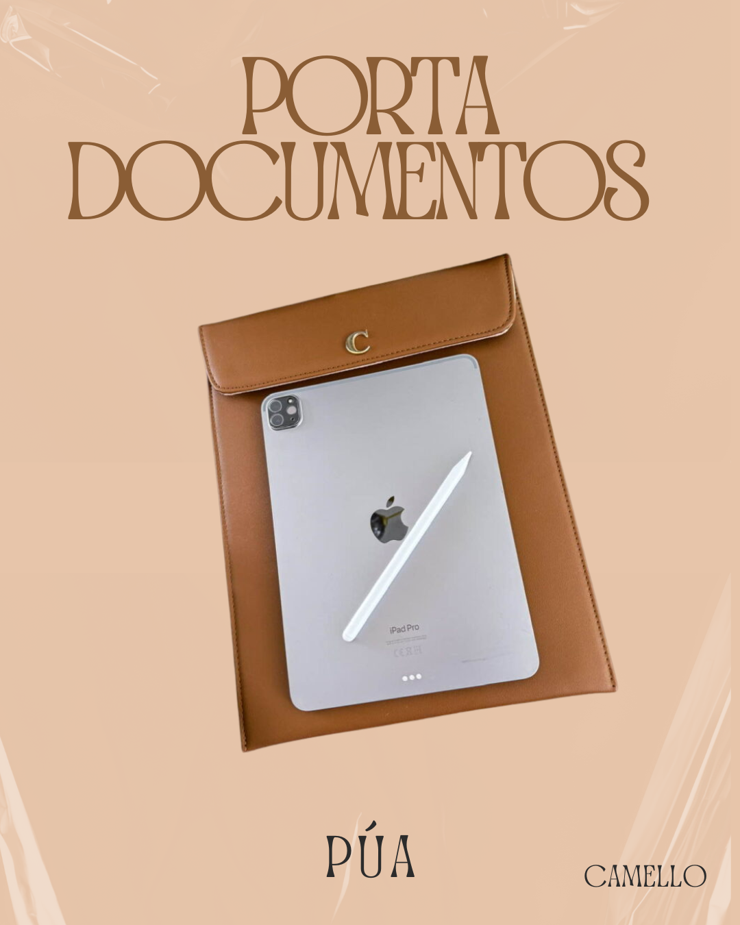 Porta Documentos Camello