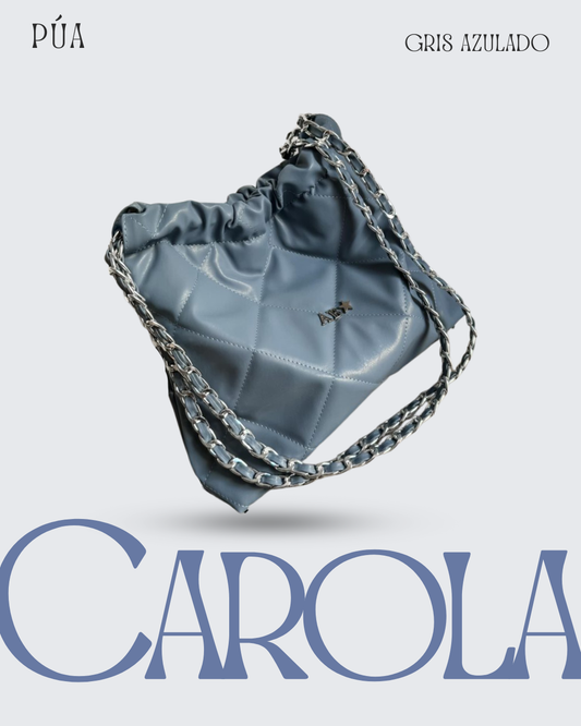 Carola Gris Azulado - Cadena Plata
