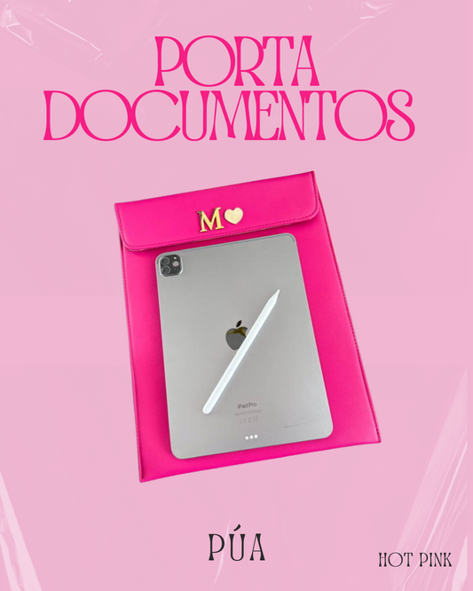 Porta Documentos Hot Pink