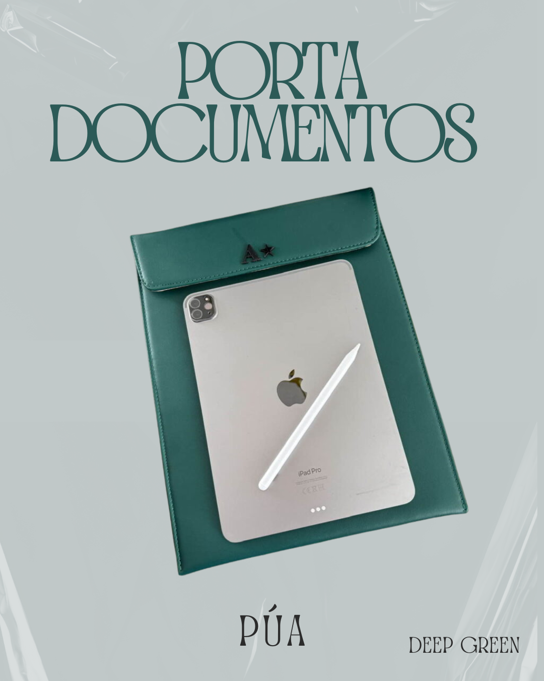 Porta Documentos Deep Green