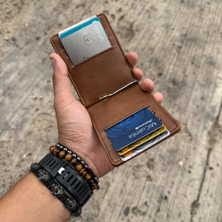 Money Clip Dark Brown
