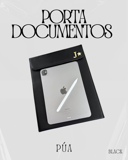 Porta Documentos Black