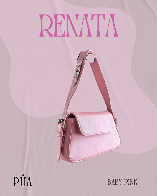Renata Baby Pink- Herraje Plata