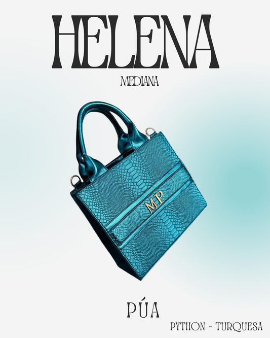 Helena Python Turquesa - TOTE Mediana