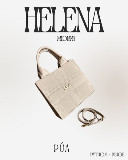Helena Python Beige - TOTE Mediana