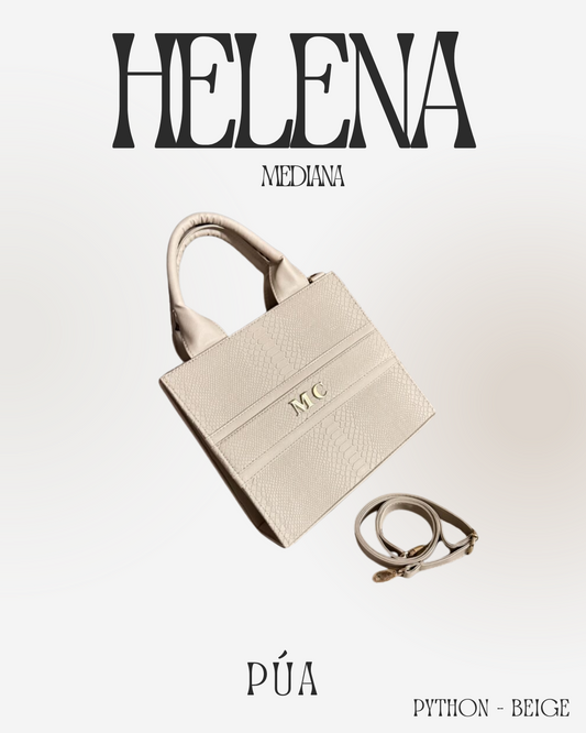 Helena Python Beige - TOTE Mediana