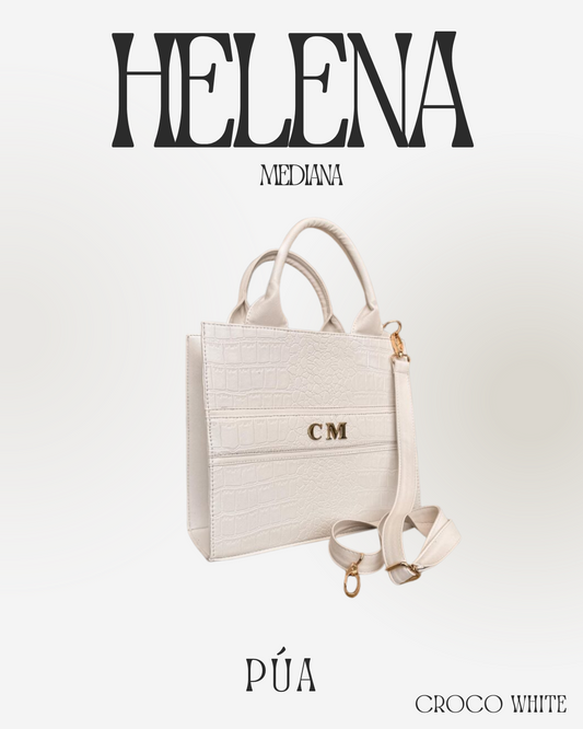 Helena Croco White - TOTE Mediana