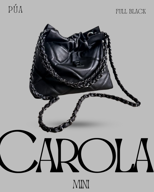 Carola Mini Full Black - Cadena Negra