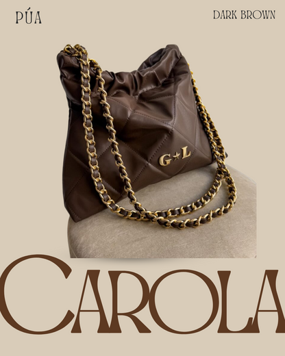 Carola Dark Brown - Cadena Oro