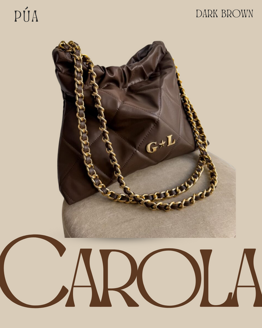 Carola Dark Brown - Cadena Oro