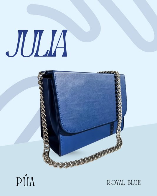 Julia Royal Blue - Cadena Plata