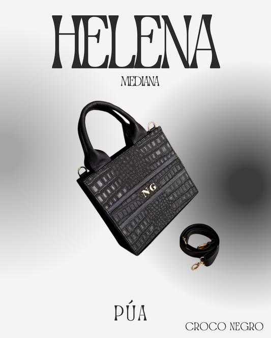 Helena Croco Negro - TOTE Mediana