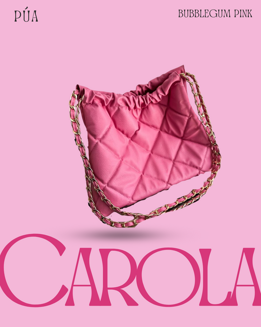 Carola Bubblegum Pink - Cadena Oro